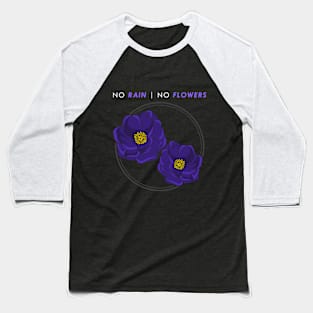 Flowers with blue Blossoms Baseball T-Shirt